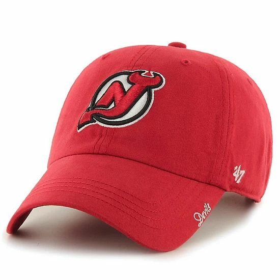 Wholesale โจ Unbranded ๐ฉ Women's '47 Red New Jersey Devils Team Miata Clean Up Adjustable Hat ๐