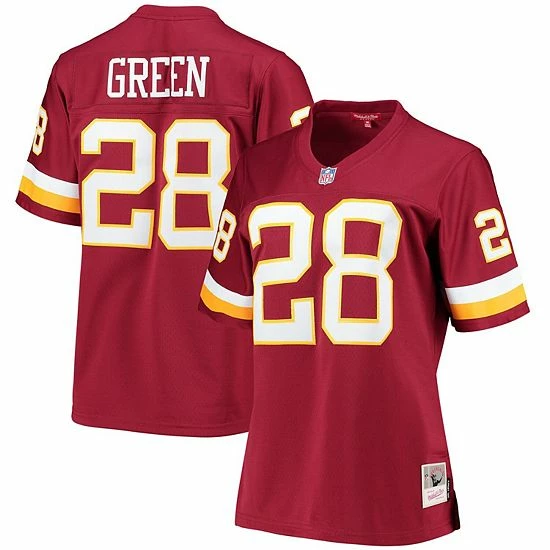 Deals ๐ฏ Unbranded ๐ฉ Women's Mitchell & Ness Darrell Green Burgundy Washington Football Team Legacy Replica Player Jersey ๐ - Image 2