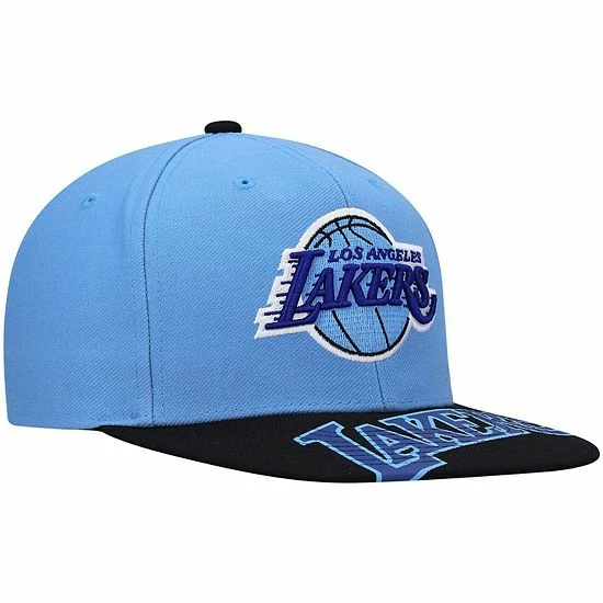 Cheap ๐ Unbranded Men's Mitchell & Ness X Lids Light Blue/Black Los Angeles Lakers Current Reload 3.0 Snapback Hat โ - Image 4