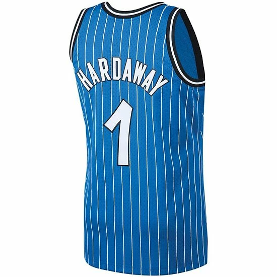 Coupon 😉 Unbranded Men's Mitchell & Ness Penny Hardaway Blue Orlando Magic Big & Tall Hardwood Classics Jersey 👏 - Image 4