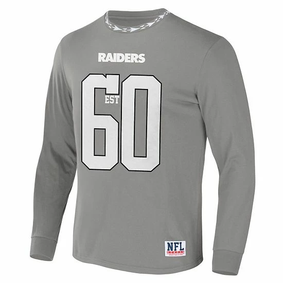 Best reviews of ๐ Unbranded Men's NFL X Staple Gray Las Vegas Raiders Core Team Long Sleeve T-Shirt ๐ฅฐ - Image 3