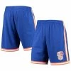 Cheap 🔥 Unbranded Men's Mitchell & Ness Blue New York Knicks 1991 Hardwood Classics 75th Anniversary Swingman Shorts 😍