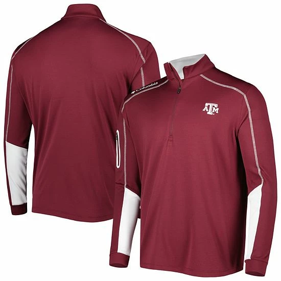 Discount 🔔 Unbranded Men's Columbia Maroon Texas A&M Aggies Shotgun 2.0 Omni-Wick Quarter-Zip Jacket ✨ - Image 2