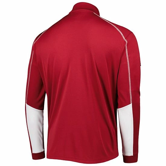 Flash Sale ⭐ Unbranded Men's Columbia Crimson Oklahoma Sooners Shotgun 2.0 Omni-Wick Quarter-Zip Jacket ⌛ - Image 4