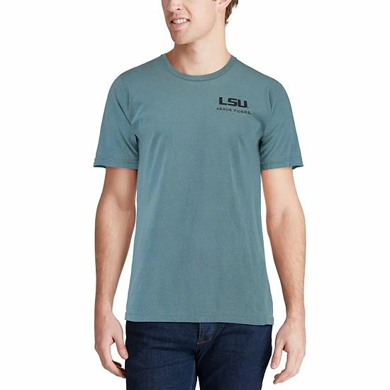 Flash Sale 🧨 Unbranded Men's Blue LSU Tigers State Scenery Comfort Colors T-Shirt ✨ - Image 5