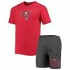 Cheap 🛒 Unbranded Men's Concepts Sport Charcoal/Red Tampa Bay Buccaneers Meter T-Shirt & Shorts Sleep Set 😀