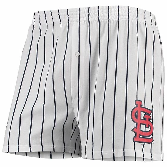 Outlet 😀 Unbranded Men's Concepts Sport White St. Louis Cardinals Vigor Boxer Shorts 🔔
