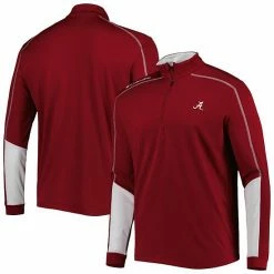 Best Pirce ❤️ Unbranded Men's Columbia Crimson Alabama Crimson Tide Shotgun 2.0 Omni-Wick Quarter-Zip Jacket ⭐