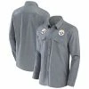 Top 10 👏 Unbranded Men's NFL X Darius Rucker Collection By Fanatics Gray Pittsburgh Steelers Chambray Button-Up Long Sleeve 👕 Shirt ❤️