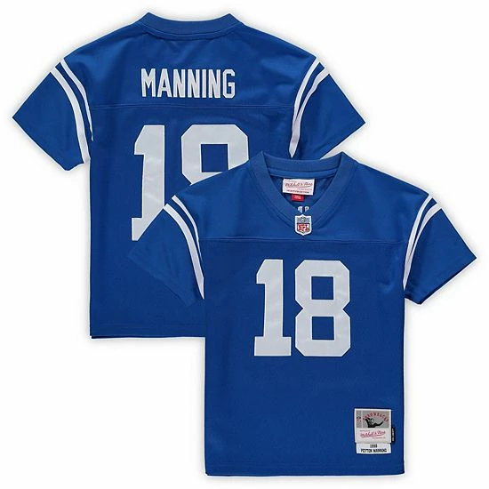 Deals ๐งจ Unbranded Preschool Mitchell & Ness Peyton Manning Royal Indianapolis Colts Retired Legacy Jersey ๐