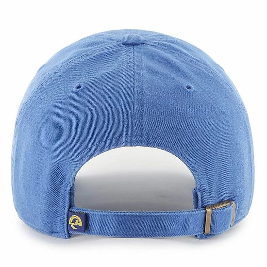 Best Sale ๐คฉ Unbranded Men's '47 Royal Los Angeles Rams Clean Up Primary Logo Adjustable Hat โ - Image 3