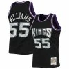 Budget ⌛ Unbranded Men's Mitchell & Ness Jason Williams Black Sacramento Kings 2000-01 Hardwood Classics 75th Anniversary Diamond Swingman Jersey ✨