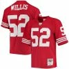 Top 10 👏 Unbranded Men's Mitchell & Ness Patrick Willis Scarlet San Francisco 49ers 2007 Legacy Replica Jersey ✨
