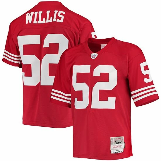 Top 10 ๐ Unbranded Men's Mitchell & Ness Patrick Willis Scarlet San Francisco 49ers 2007 Legacy Replica Jersey โจ