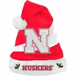 Best Pirce ✨ Unbranded FOCO Nebraska Huskers Colorblock Santa Hat 🌟