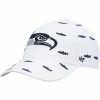 Budget 🎉 Unbranded 👩 Women's '47 White Seattle Seahawks Confetti Clean Up Adjustable Hat 😀