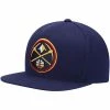 Promo 🧨 Unbranded Men's Mitchell & Ness Navy Denver Nuggets Team Ground Snapback Hat 🧨