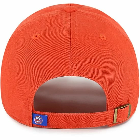 Promo 🤩 Unbranded Men's '47 Orange New York Islanders Clean Up Adjustable Hat ❤️ - Image 3