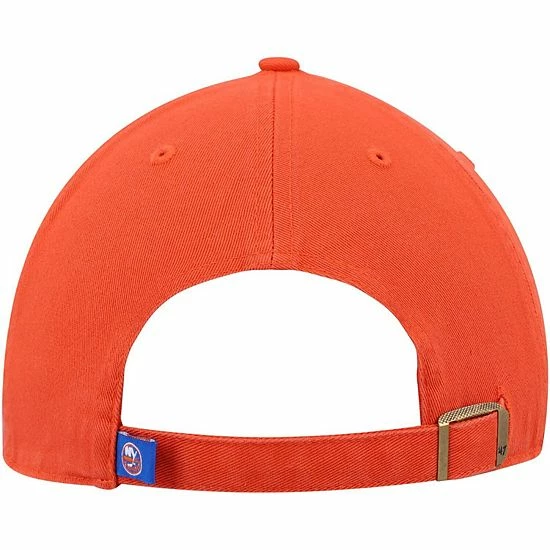 Promo 🤩 Unbranded Men's '47 Orange New York Islanders Clean Up Adjustable Hat ❤️ - Image 4