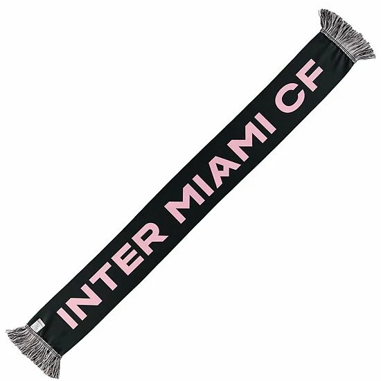 Hot Sale 🎉 Unbranded Black/Pink Inter Miami CF Bar Scarf 🌟 - Image 4