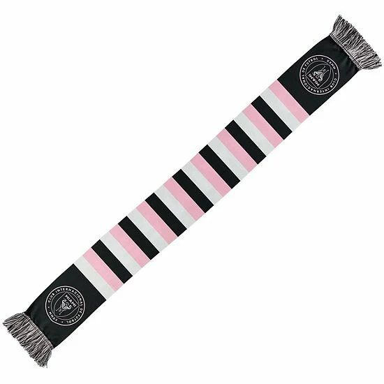 Hot Sale 🎉 Unbranded Black/Pink Inter Miami CF Bar Scarf 🌟 - Image 5