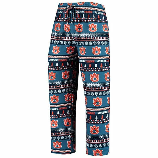 Coupon ๐ Unbranded Men's Concepts Sport Navy Auburn Tigers Ugly Sweater Knit Long Sleeve Top And Pant Set ๐งจ - Image 4