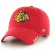 Discount 🤩 Unbranded 👩 Women's '47 Red Chicago Blackhawks Team Miata Clean Up Adjustable Hat ❤️