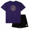 Cheap 👍 Unbranded Men's Concepts Sport Purple/Black Los Angeles Lakers Big & Tall T-Shirt & Shorts Sleep Set 😀