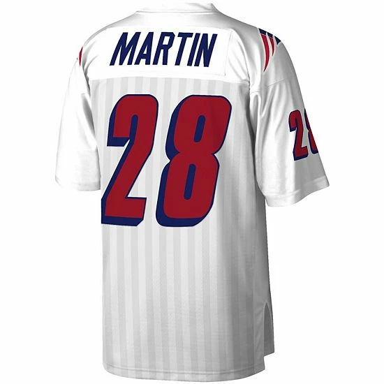 Brand new ๐ฅฐ Unbranded Men's Mitchell & Ness Curtis Martin White New England Patriots 1995 Legacy Replica Jersey โ - Image 4