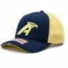 Promo 💯 Unbranded Men's Navy/Yellow Club America 40th Anniversary Aguilas Trucker Snapback Hat ✔️
