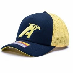 Promo 💯 Unbranded Men's Navy/Yellow Club America 40th Anniversary Aguilas Trucker Snapback Hat ✔️