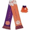 New 🔥 Unbranded FOCO Clemson Tigers Glove & Scarf Combo Set 🤩