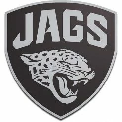 Buy 🛒 Unbranded WinCraft Jacksonville Jaguars Free-Form Chrome Auto Emblem Decal 🎁
