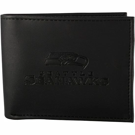 Best Pirce ๐ฅ Unbranded Men's Black Seattle Seahawks Hybrid Bi-Fold Wallet โญ