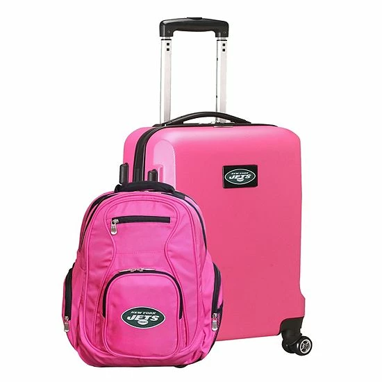 Coupon ๐ฅ Unbranded New York Jets Deluxe Hardside Spinner Carry-On & ๐ Backpack Set Jet Silver ๐ - Image 8