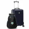 Coupon 🤩 Unbranded Miami Dolphins Deluxe Hardside Spinner Carry-On & 🎒 Backpack Set Dol Black 🎉