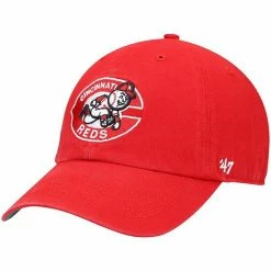 Flash Sale 😍 Unbranded Men's '47 Red Cincinnati Reds Cooperstown Collection Franchise Logo Fitted Hat 🔥