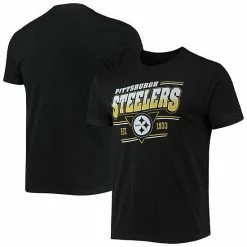 Best Pirce 🤩 Unbranded Men's Junk Food Black Pittsburgh Steelers Throwback T-Shirt 👍