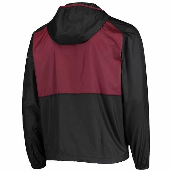 Coupon ๐คฉ Unbranded Men's Columbia Black/Maroon Texas A&M Aggies Flash Forward Hoodie Full-Zip Windbreaker Jacket ๐ - Image 4