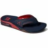 Hot Sale 😀 Unbranded Men's REEF Atlanta Braves Fanning Bottle Opener 🩴 Sandals 🔥