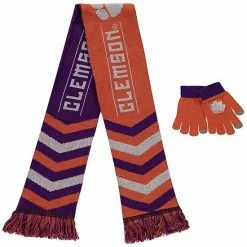Top 10 🥰 Unbranded FOCO Orange Clemson Tigers Glove & Scarf Combo Set 🛒