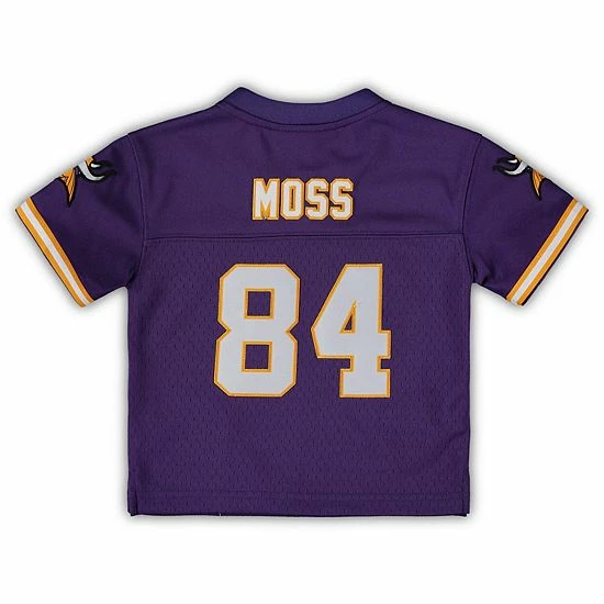 Best deal ⌛ Unbranded Infant Mitchell & Ness Randy Moss Purple Minnesota Vikings 1998 Retired Legacy Jersey ✔️ - Image 4