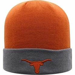 Best reviews of 😍 Unbranded Men's Top Of The World Texas Orange/Gray Texas Longhorns Core 2-Tone Cuffed Knit Hat 👍