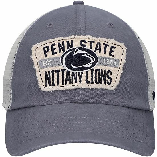 Cheap ⭐ Unbranded Men's '47 Navy Penn State Nittany Lions Crawford Clean Up Trucker Snapback Hat ⭐ - Image 3