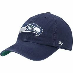 Buy 🧨 Unbranded Men's '47 College Navy Seattle Seahawks Franchise Logo Fitted Hat 👍