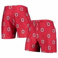 Promo ✔️ Unbranded Men's Concepts Sport Scarlet Ohio State Buckeyes Flagship Allover Print Jam Shorts ⭐