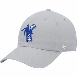 Cheapest 😀 Unbranded Men's '47 Gray Indianapolis Colts Clean Up Legacy Adjustable Hat 👍