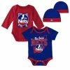 Best reviews of ✔️ Unbranded Infant Mitchell & Ness Blue/Red New Jersey Nets Hardwood Classics Bodysuits & Cuffed Knit Hat Set 🤩