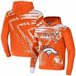 Best deal 😉 Unbranded Men's NFL X Staple Orange Denver Broncos All Over Print Pullover Hoodie 🔥