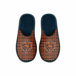 Outlet 🔥 Unbranded Youth FOCO Chicago Bears Scuff Wordmark Slide Slippers ✔️